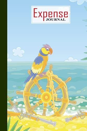 Expense Journal: Expense Journal Parrots Cover, Simple Accounting Ledger For Bookkeeping, 120 Pages, Size 6" X 9" Cover By Adalbert Schiller