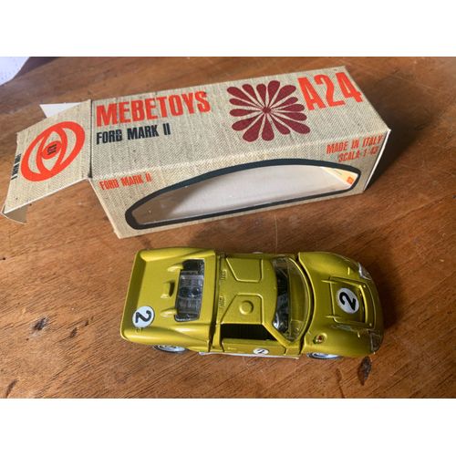 Ford Mark Ii Course Mebetoys Mattel A24 Avec Boite-Mattel