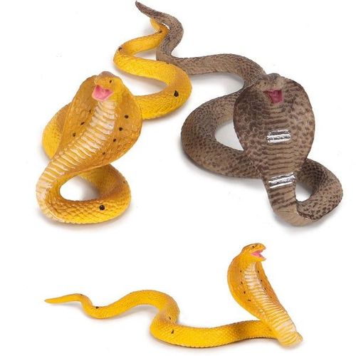 Deago 6,1 Pouces Réaliste Faux Serpents Jouet Figurine De Serpent En Caoutchouc Pour Farce D'halloween
