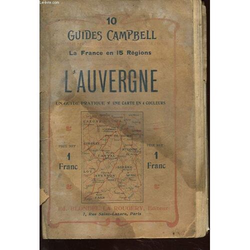 Guides Campbell : L Auvergne