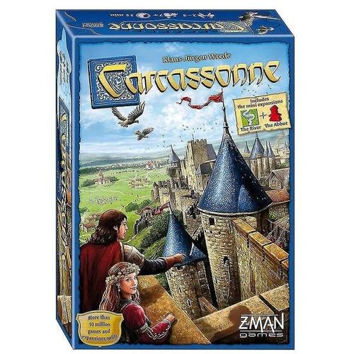 Carcassonne Jeu De Société Standard 2-5 Joueurs Nouvelle Version-Tuiles De Cartes De Base/De Base