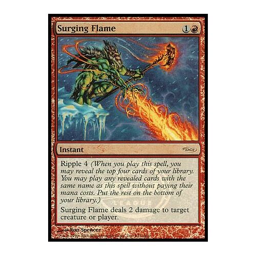 Surging Flame -Flamme Tumultueuse- Foil Version Dci Arena League Promo