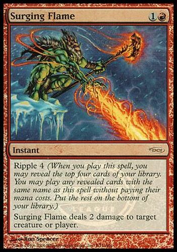 Surging Flame -Flamme Tumultueuse- Foil Version Dci Arena League Promo