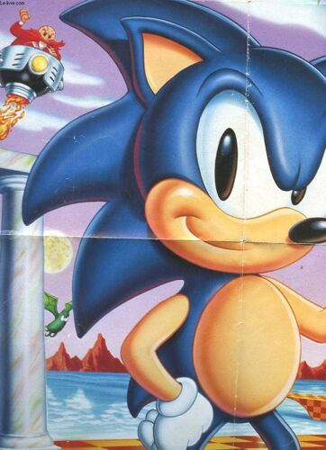Un Poster De Sonic The Hedgehog