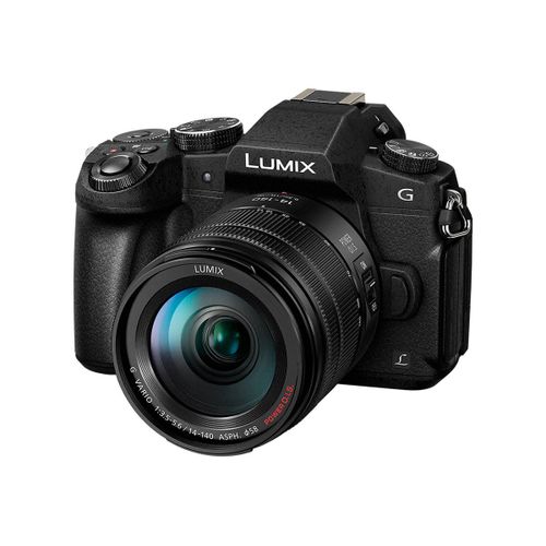 Panasonic Lumix G DMC-G80HA - Appareil photo numérique - sans miroir - 16.0 MP - Quatre tiers - 4K / 30 pi/s - 10x zoom optique objectif 14-140 mm - Wi-Fi - noir