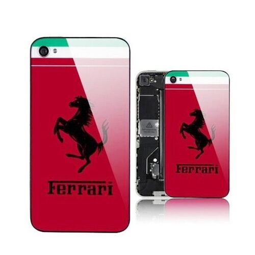 Façade Arrière Ferrari ROUGE Pour Iphone 4s ( Pas 4g ) + Tournevis Torx