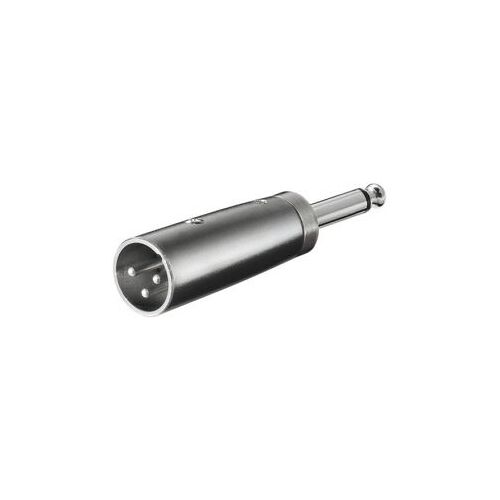 Adaptateur audio Xlr mâle 3pins vers Jack 6.35 mâle mono cd27452