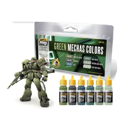 Mechas Colors Set - Green