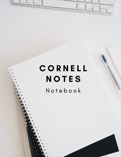 Cornell Notes Notebook: Note Taking For School And University Students, Professionals, Lecture, And Meetings, 8.5" X 11", 100 Page (Note-Taking System) L Stationery