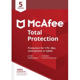Mcafee Total Protection Gift Card (2 Years / 5 Devices) (Pc, Android, Mac, Ios)