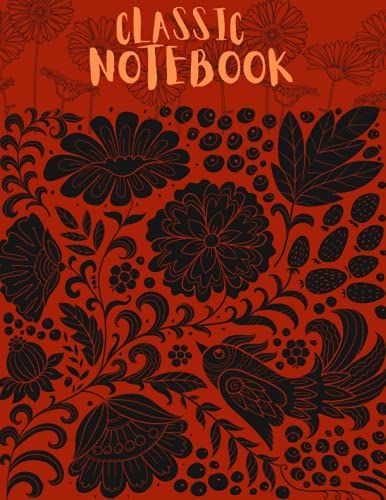 Classic Notebok: The 'classic Notebook' For Awesome Alpana Flower Notebook Journal.