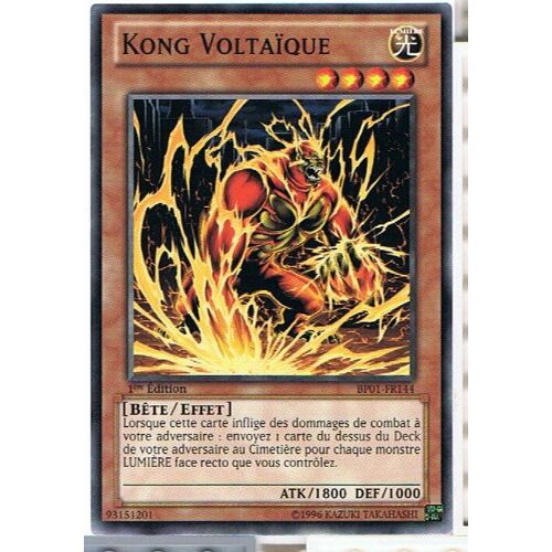 Kong Voltaïque (Voltic Kong) - Yu-Gi-Oh! - Bp01-Fr144 - C
