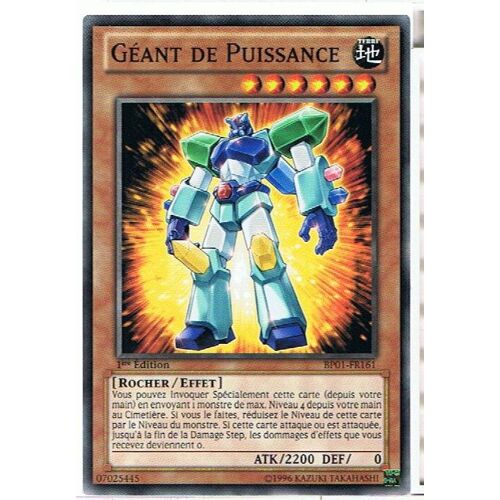 Géant De Puissance (Power Giant) - Yu-Gi-Oh! - Bp01-Fr161 - C