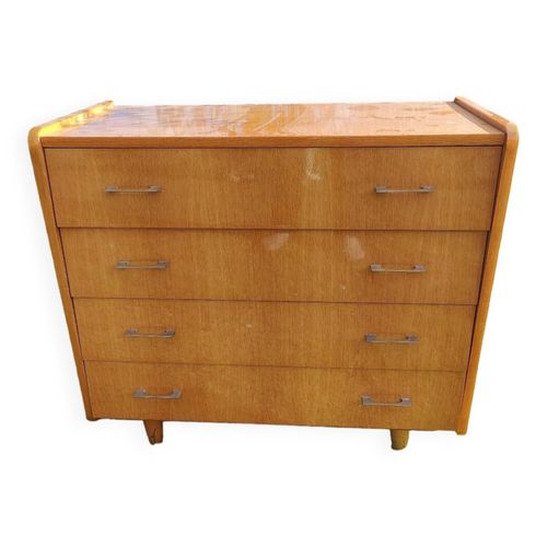 Commode Scandinave 4 Tiroirs Bois