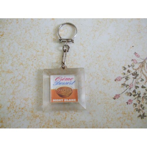 Porte-Clés "Crème Dessert Mont-Blanc"
