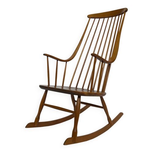 Rocking Chair Grandessa Lena Larsson Pour Nesto 1958 Bois