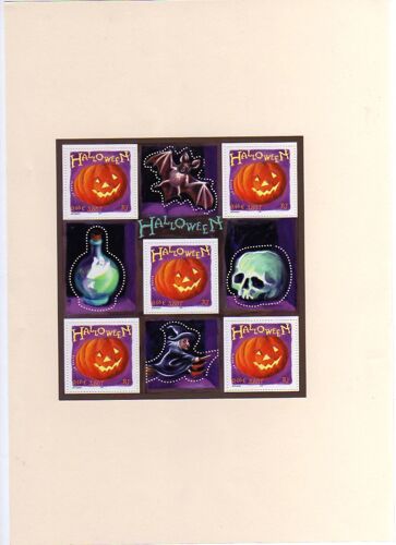 Bloc Feuillet N° 40 Halloween 2001 Neuf 5 Timbres