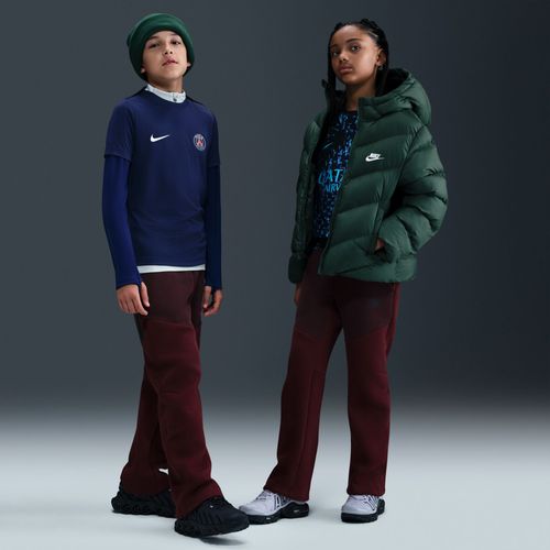 Pantalon À Ourlet Ouvert Nike Tech Fleece Pour Ado - Rouge