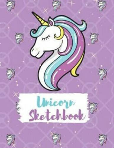Sketch Book: Unicorn Sketchbook For Kids Drawings, 120 Pages.