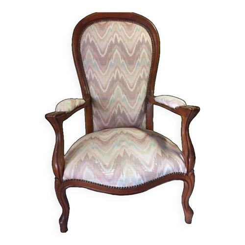 Large Fauteuil Voltaire  Bois