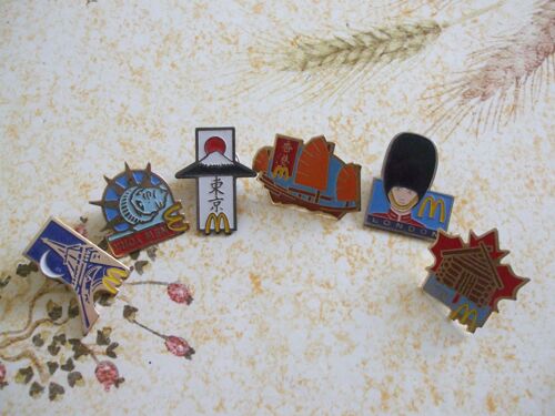 Lot De 6 Pin's "Macdo"
