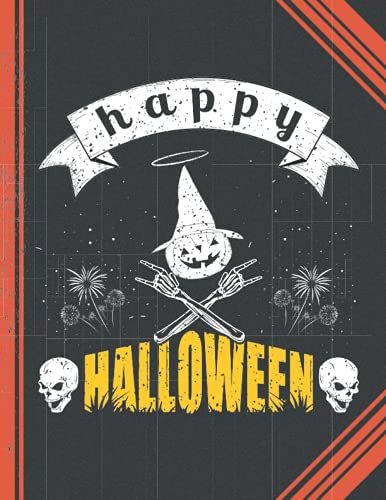 Happy Halloween: This Is The Best Awesome Spotty And Monster Theme Lined Notebook Gift For Halloween For Kids, Toddlers, Teenagers, Men, Women, Dad, Boys And Girls.
