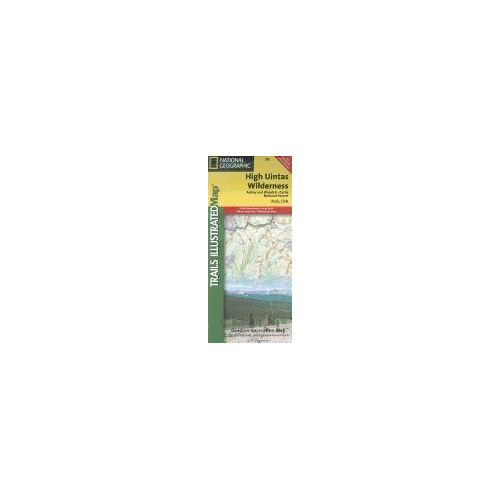 High Uintas Wilderness Map [Ashley And Wasatch-Cache National Forests]