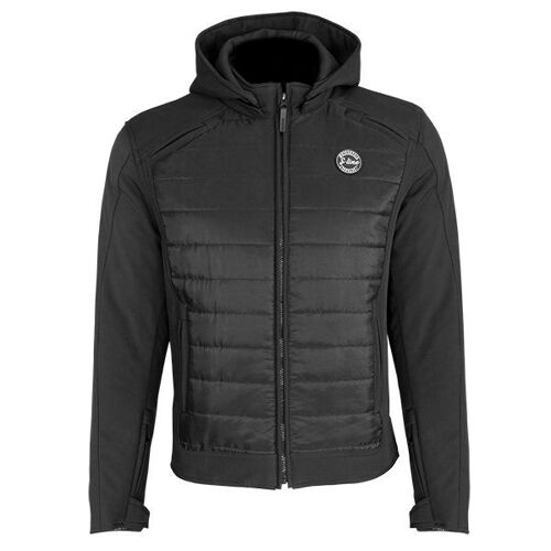 Blouson Softshell Puffy Homme Splitted - Noir - Taille L