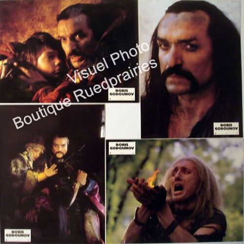 Boris Godounov : Jeu De 8 Photos Prestige D'exploitation Cinématographique - Format 30x40 Cm - De Andrzej Zulawski Avec Ruggero Raimondi, Kenneth Riegel, Anne-Marie Pisani, Pavel Slaby - 1989