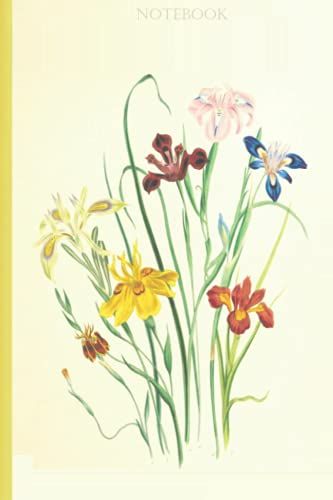 Notebook: 120 Pages, 6 X 9 Inches - Lined Pages, A Beautiful Floral Journal, Perfect For Notes, Travel, And Thoughts. (French Edition)