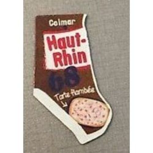 Magnet Le Gaulois "Haut-Rhin" 68 Marron