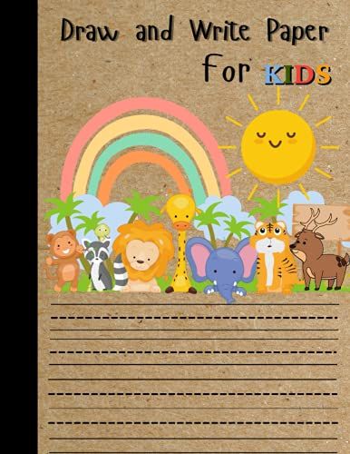Draw And Write Journal: Grades K-2: Primary Composition Half Page Lined Paper With Drawing Space (8.5" X 11" Notebook), Learn To Write And Draw Journal (Journals For Kids)
