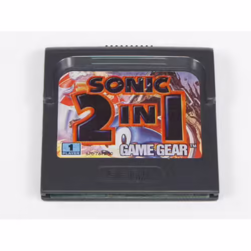 Sonic 2 In 1 Sega Game Gear