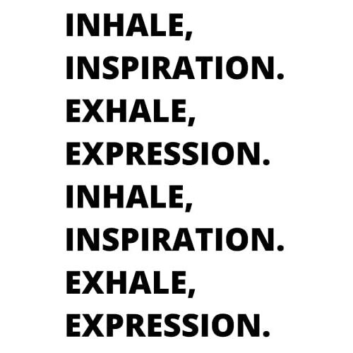 Inhale, Exhale Journal: A Simple Lined Journal