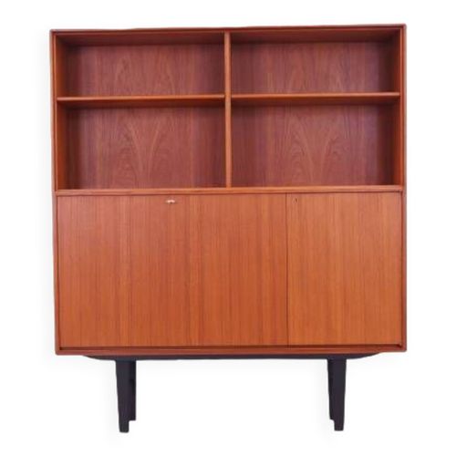 Bibliothque En Teck Design Scandinave Annes 1960 Designer  Bertil Fridhagen Production  Bodafors Orange