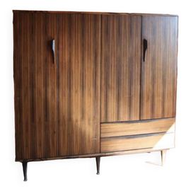 Armoire Scandinave En Bne De Macassar Marron