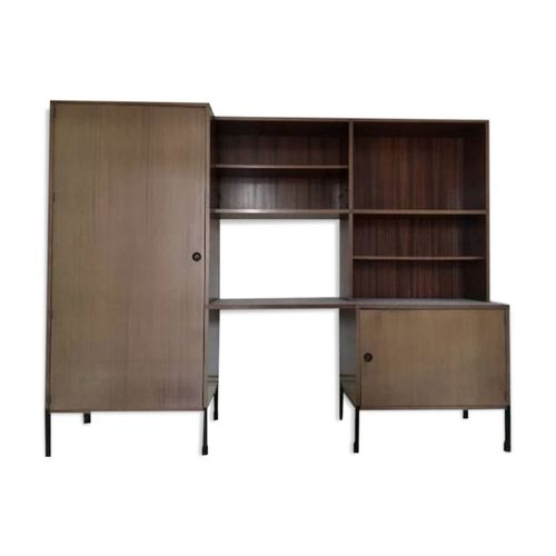 Bibliothque Scandinave Vintage En Teck Minvielle Meubles Vintage Bois