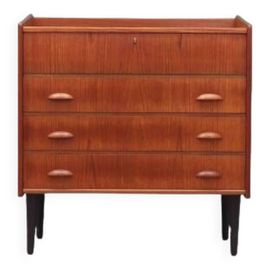 Coiffeuse En Teck Design Scandinave Annes 1960 Fabrique Par Sw Finland Orange