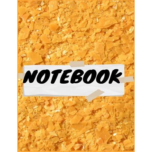 Notebook: Cahier De Notes, Belle Couverture En Motif Carnauba Wax Plates Texture Jaune. (French Edition)