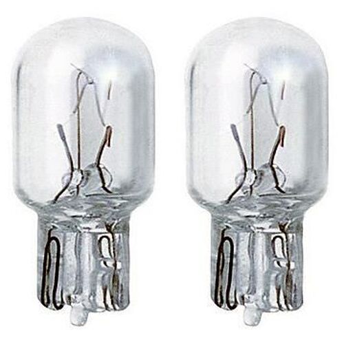 2 Ampoules T20 - 12v 21w 2800k - Wedgebase - W3x16d - Blanc - W21w