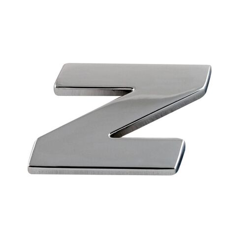 Adhesif / Sticker 3d Chrome - Lettre Z - 23x27mm