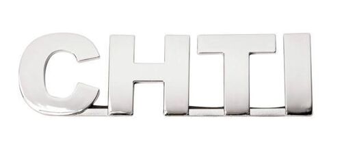 Adhesif / Sticker 3d Chrome - Embleme Chti - 14cm