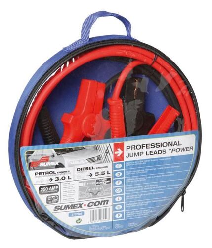 Cables de demarrage - 3.5m - 350A - 25mm2