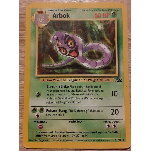 Arbok 31/62 Eng Set Fossile