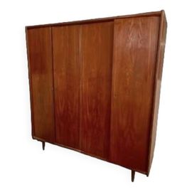 Armoire Scandinave Vintage En Teck Marron