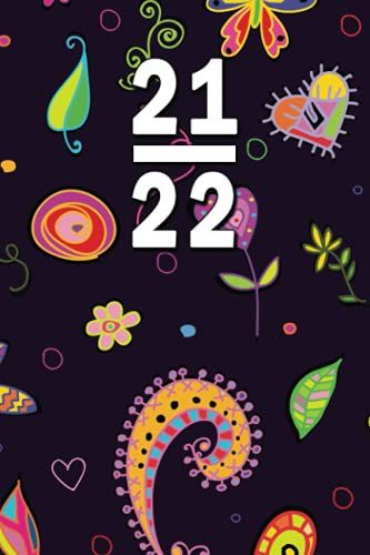 2021-2022 18 Months Monthly And Weekly Academic Planner Dark Flora: July 1, 2021 - December 31, 2022 | Student Planner With To Do List And Yearly Calendar