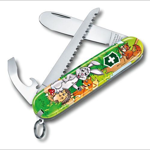 Set My First Victorinox 0.2373.E2 Enfant Lapin - Couteau Suisse De Poche 84 Mm - 9 Fonctions