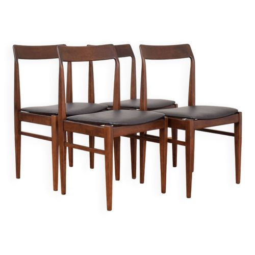 Chaises De Salle  Manger Midcentury Polonaises Par E Homa 1960s Set De 4 Transparent