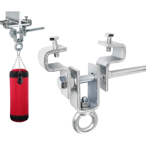 I Beam Accrocheur De Poutre En Acier, 1 Pièce Cintre De Sac De Frappe En Acier, Cintre De Sac De Boxe, Einstellbereich Von 6 Cm Bis 23 Cm, Belastbarkeit Bis Zu 260 Kg, Pour Les Sacs De Boxe