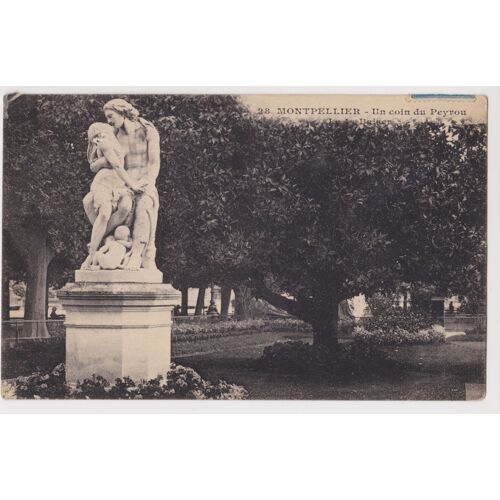 Carte Postale Ancienne 34 - Montpellier - Le Peyrou